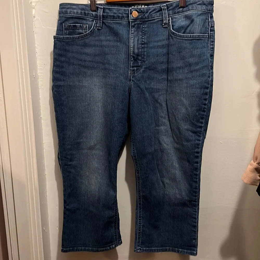 Riders by Lee Women’s Midrise Denim Capris Cropped Capri Pants Jeans